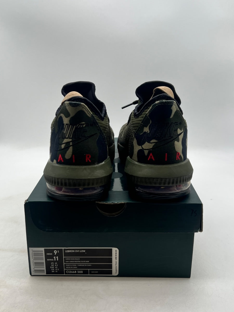 Nike LeBron 16 Low Camo 9.5 (Lightly Worn Pre-Owned) - Image 3