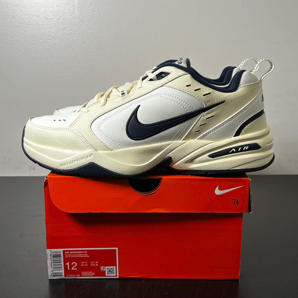 Nike Air Monarch IV Coconut Milk Obsidian 12 (Lightly Worn Pre-Owned)NikeCoconut Milk/Sail/Black/Obsidian - Image 3