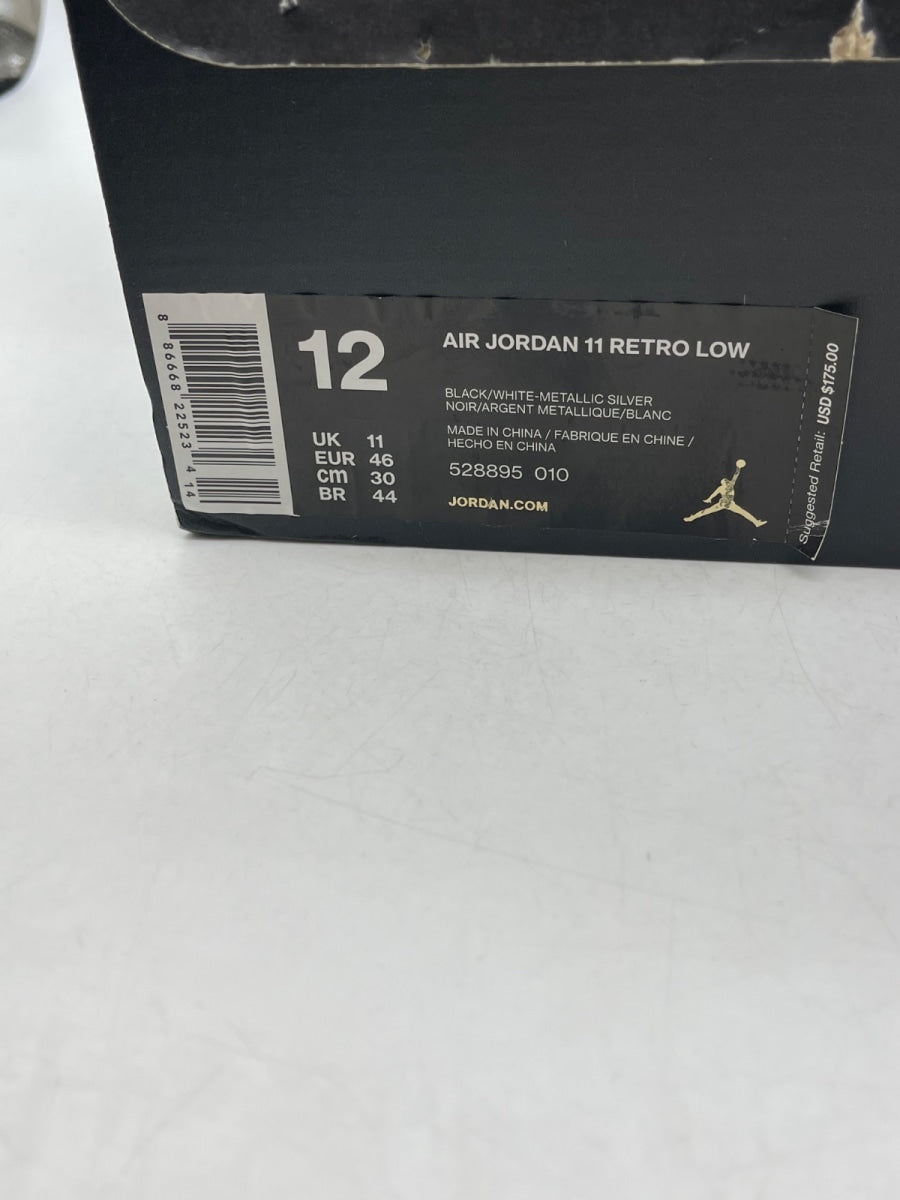 Jordan 11 Retro Low Barons 12 (Moderately Worn Pre-Owned) - Image 9