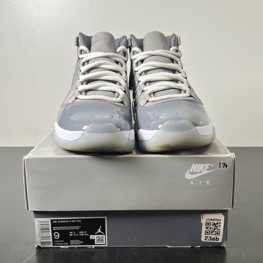 Jordan 11 Retro Cool Grey (2021) 9 (Lightly Worn Pre-Owned)JordanMedium Grey/Multi-Color/Multi-Color - Image 2