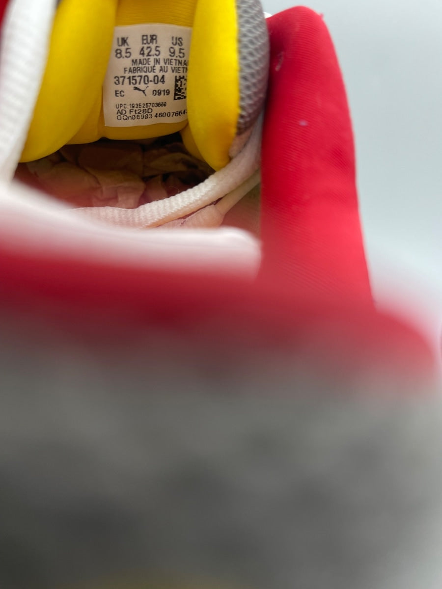 Puma RS-X3 Puzzle White Yellow 9.5 (Moderately Worn Pre-Owned)PumaPuma White/Spectra Yellow - Image 8