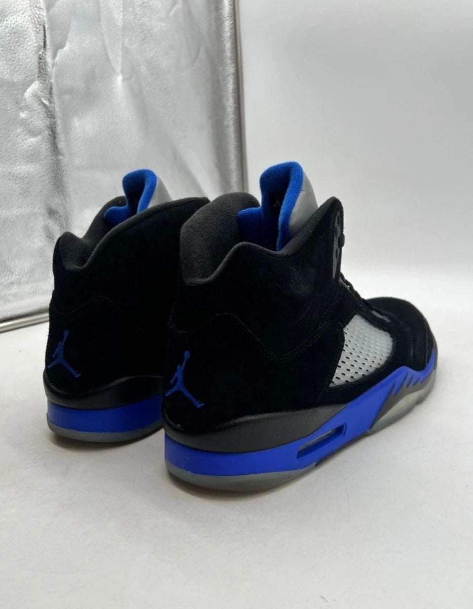 Jordan 5 Retro Racer Blue 13 (Moderately Worn Pre-Owned)JordanBlack/Racer Blue-Reflective Silver - Image 3
