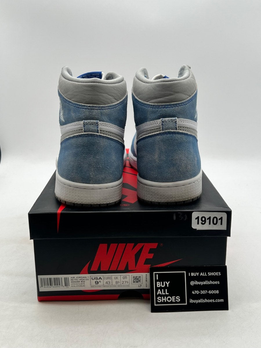 Jordan 1 Retro High OG Hyper Royal 9.5 (Lightly Worn Pre-Owned) - Image 3