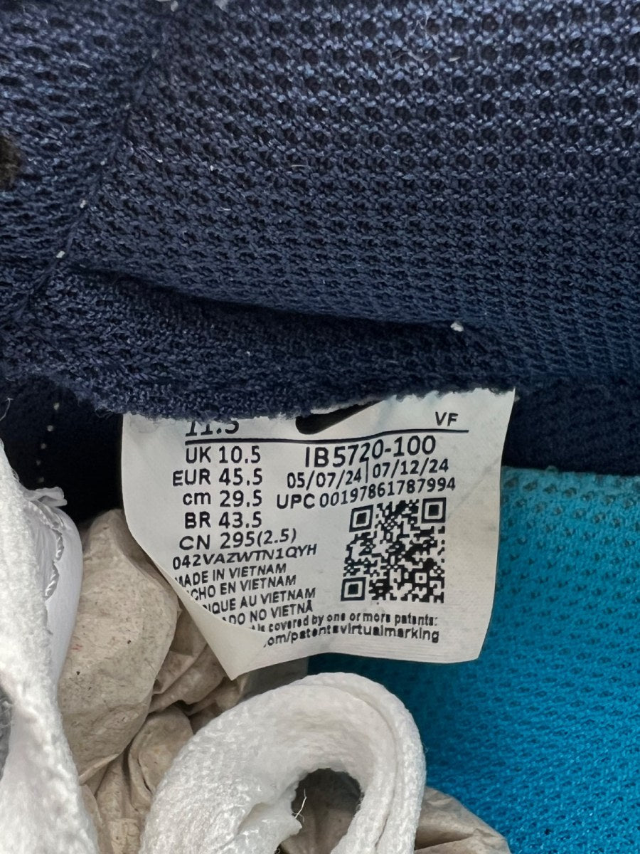 Nike Air Force 1 Low Lil Yachty Concrete Boys It's Us 11.5 (Lightly Worn Pre-Owned)NikeWhite/White/Midnight Navy/Dark Powder Blue - Image 9