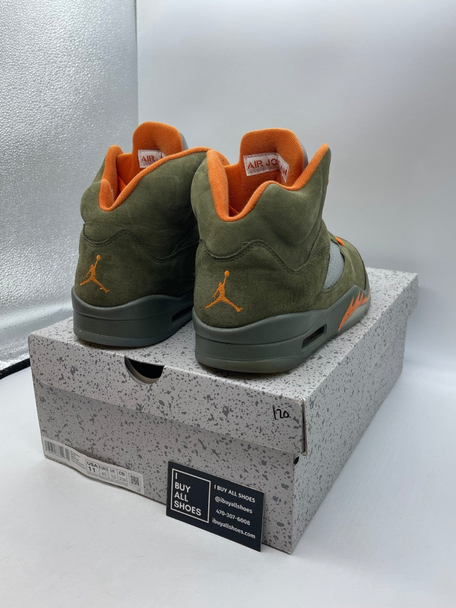 Jordan 5 Retro Olive (2024) 11 (Moderately Worn Pre-Owned) - Image 5