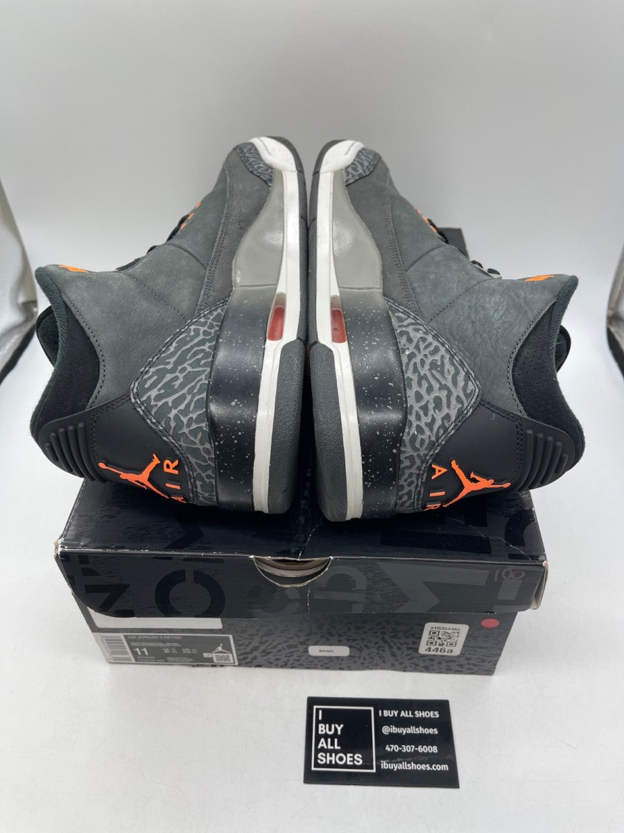Jordan 3 Retro Fear Pack (2023) 11 (Moderately Worn Pre-Owned) - Image 6