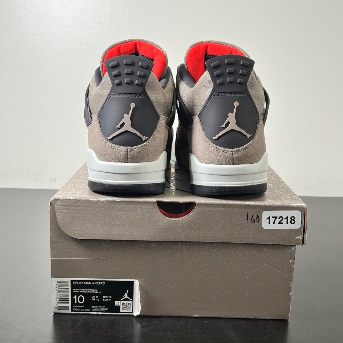 Jordan 4 Retro Taupe Haze 10 (Lightly Worn Pre-Owned)JordanTaupe Haze/Oil Grey-Off White-Infrared 23 - Image 5
