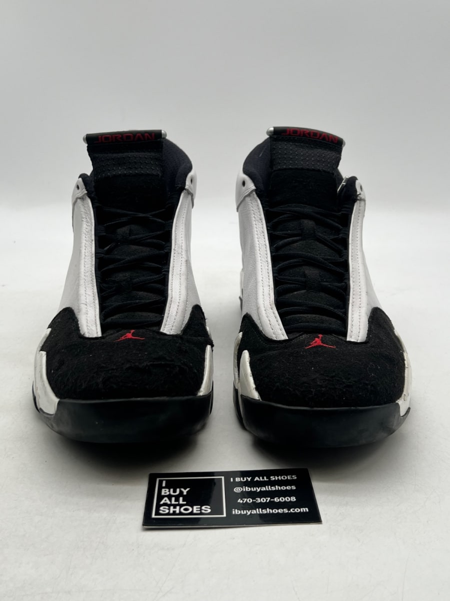 Jordan 14 Retro Black Toe (2014) 13 (Heavily Worn Pre-Owned) - Image 2