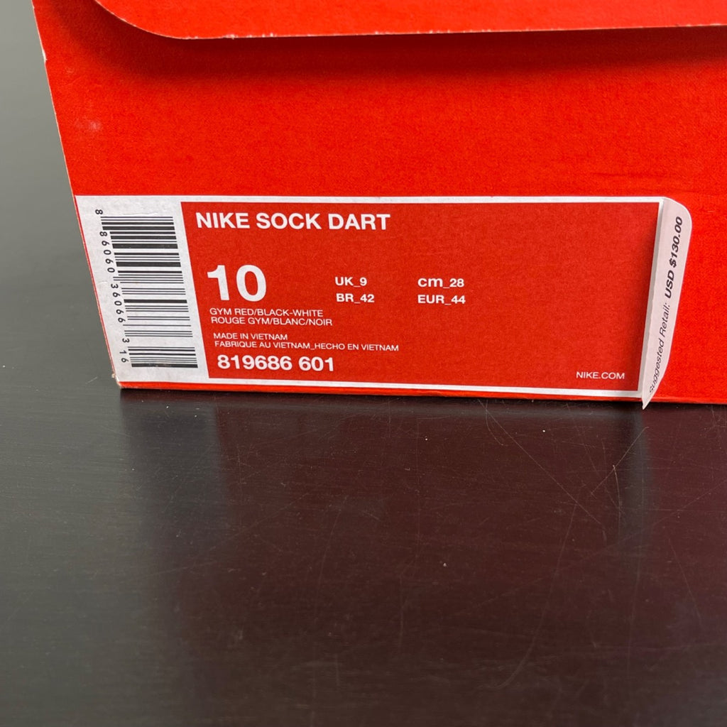 Nike Sock Dart Gym Red 10 (Moderately Worn Pre-Owned)NikeGym Red/White - Image 7