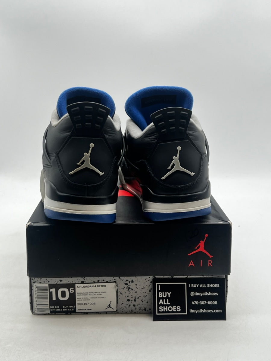 Jordan 4 Retro Motorsports Alternate 10.5 (Moderately Worn Pre-Owned) - Image 3
