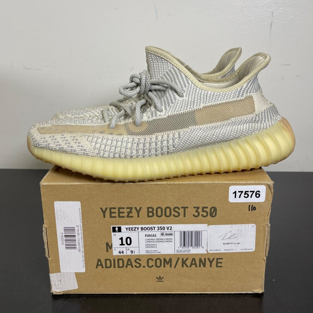 adidas Yeezy Boost 350 V2 Lundmark (Non Reflective) 10 (Moderately Worn Pre-Owned)adidasLundmark/Lundmark/Lundmark - Image 3