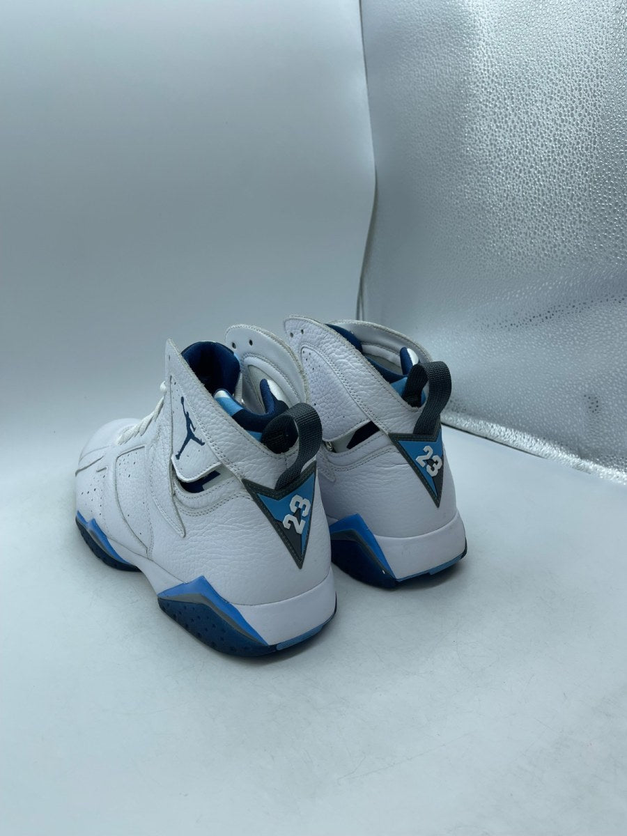Jordan 7 Retro French Blue (2015) 13 (Moderately Worn Pre-Owned)JordanWhite/French Blue-University Blue-Flint Grey - Image 4