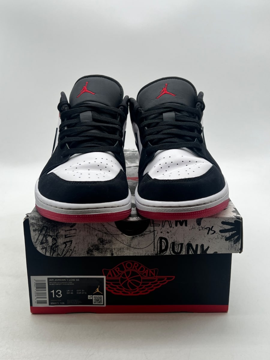Jordan 1 Low SE Black Toe (2025) 13 (Moderately Worn Pre-Owned) - Image 2