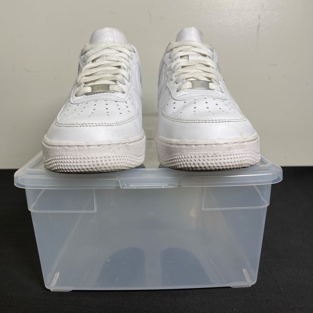 Nike Air Force 1 Low '07 White 9 (Moderately Worn Pre-Owned)NikeWhite/White - Image 2