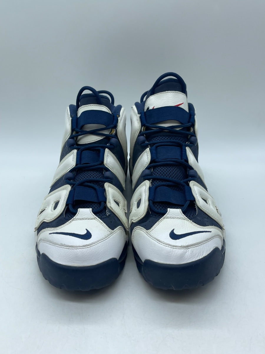 Nike Air More Uptempo HOH Olympic 13 (Moderately Worn Pre-Owned)NikeMidnight Navy/Midnight Navy-White-Sport Red - Image 2