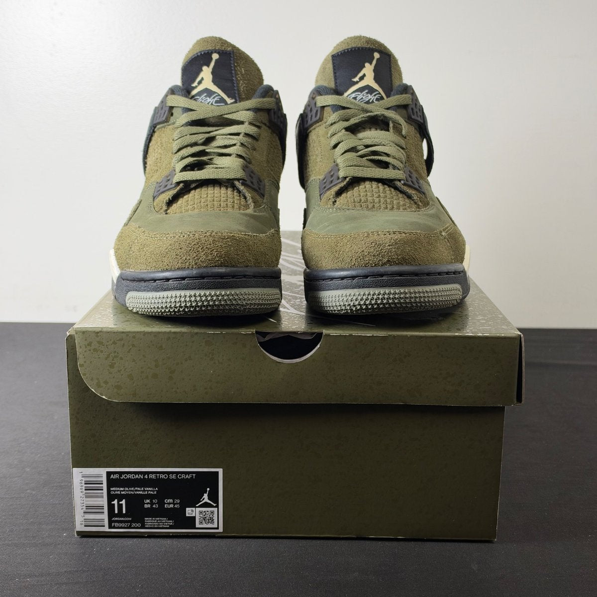Jordan 4 Retro SE Craft Medium Olive (Size 11) - aux