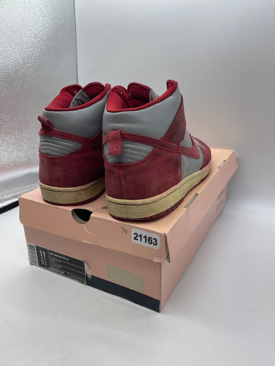 Nike Dunk High Pro SB 'UNLV' 11 (Heavily Worn Pre-Owned) - Image 5