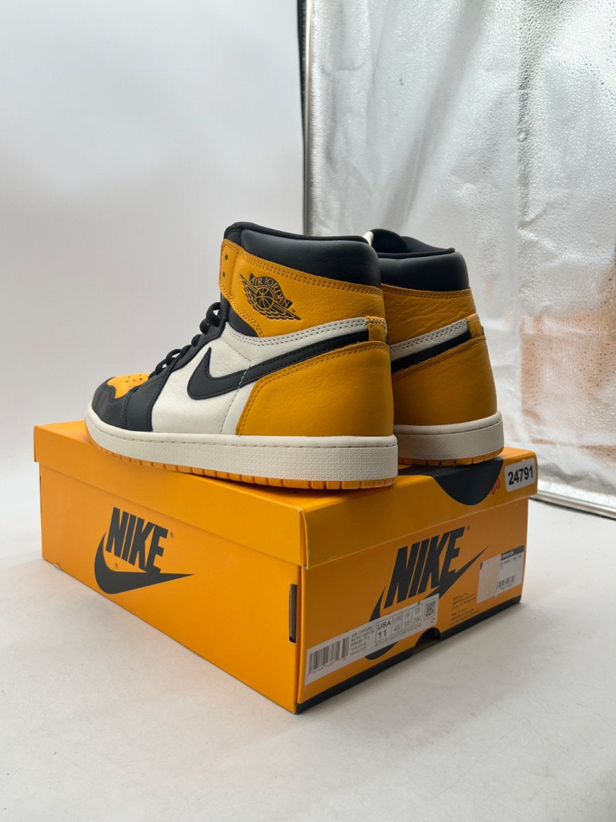 Jordan 1 Retro High OG Taxi 11 (Moderately Worn Pre-Owned)JordanTaxi/Black-Sail - Image 5