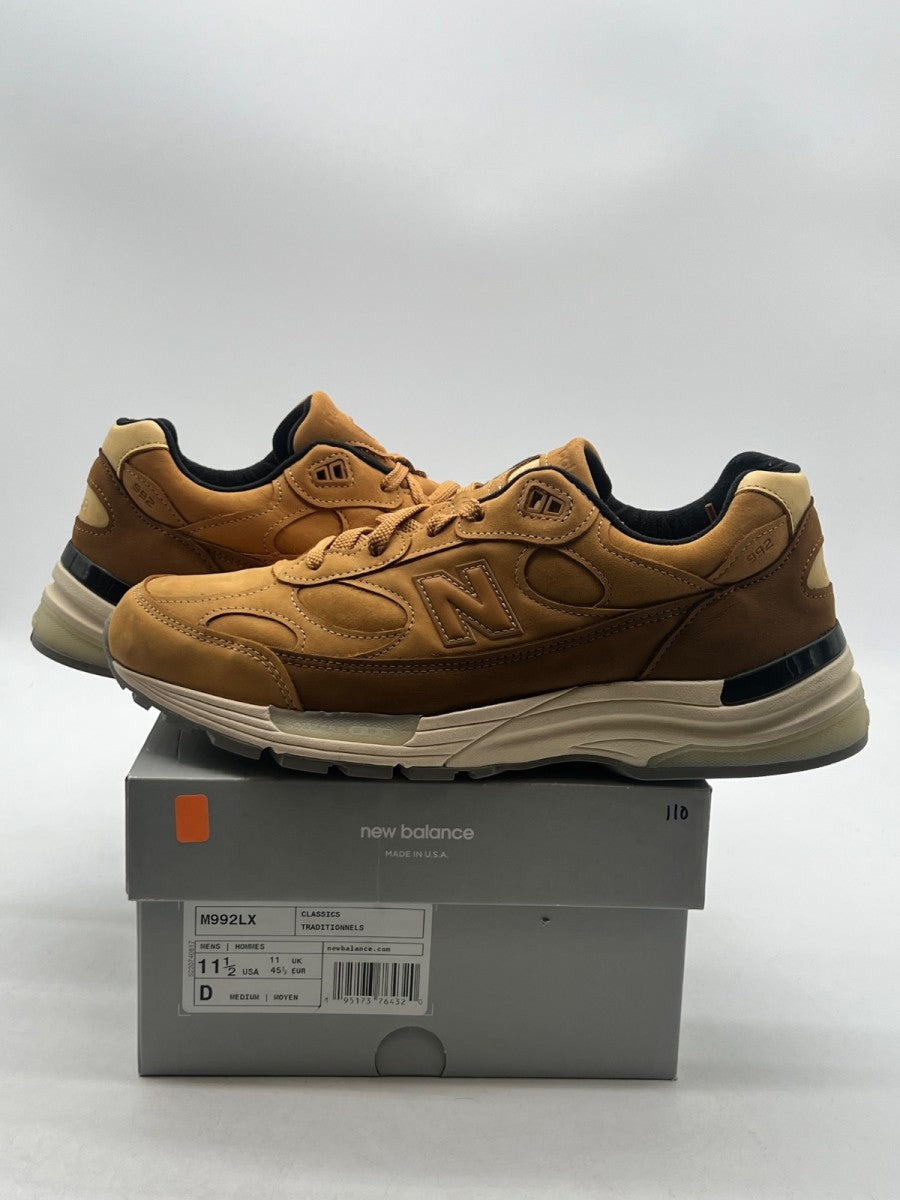 New Balance 992 MiUSA Wheat 11.5 (Lightly Worn Pre-Owned)New BalanceWheat/Brown/Off White - Image 1