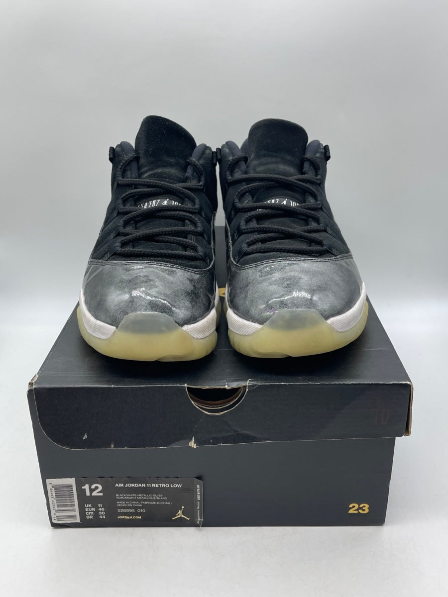 Jordan 11 Retro Low Barons 12 (Moderately Worn Pre-Owned) - Image 2