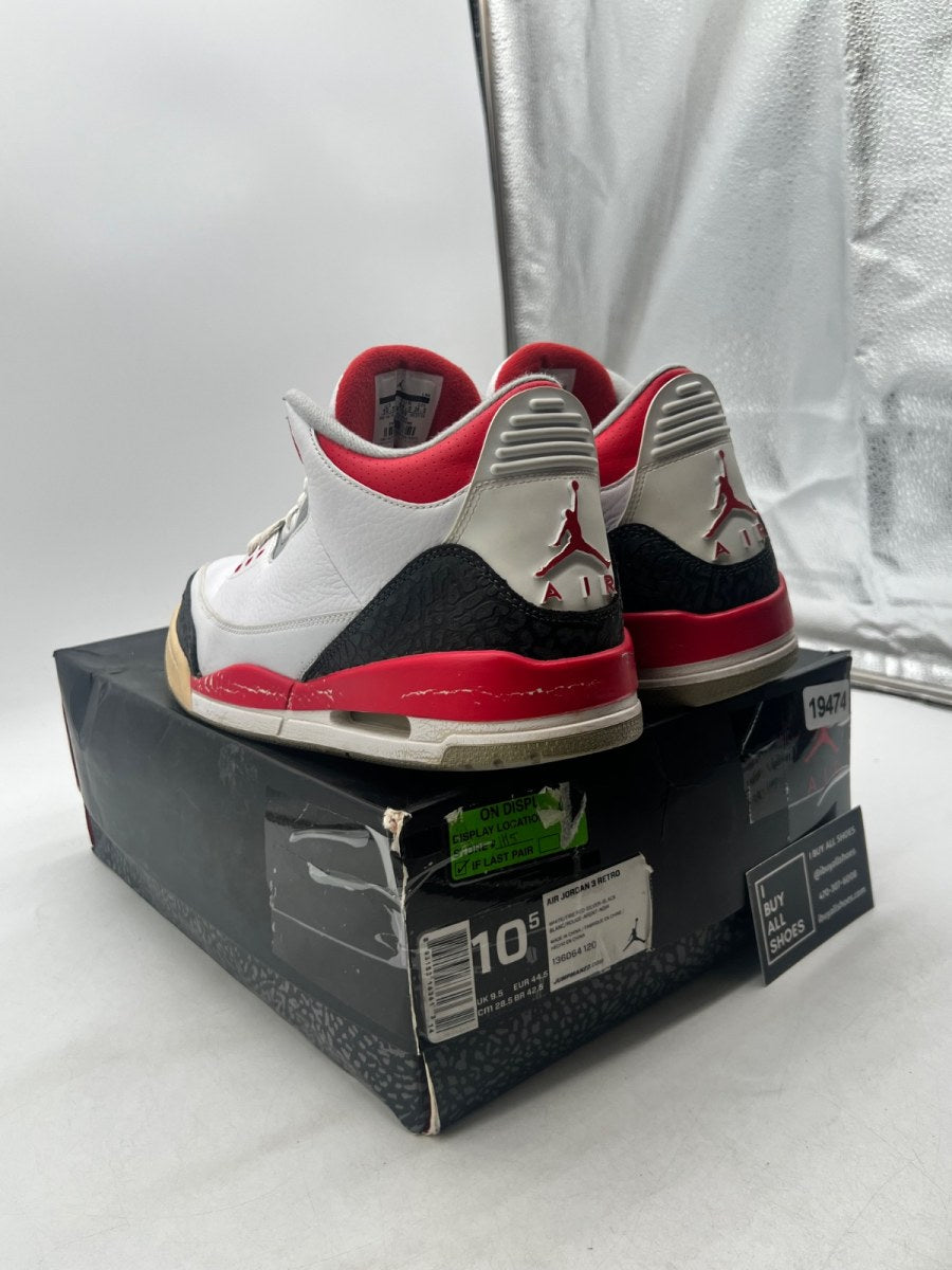 Jordan 3 Retro Fire Red (2013) 10.5 (Heavily Worn Pre-Owned) - Image 4