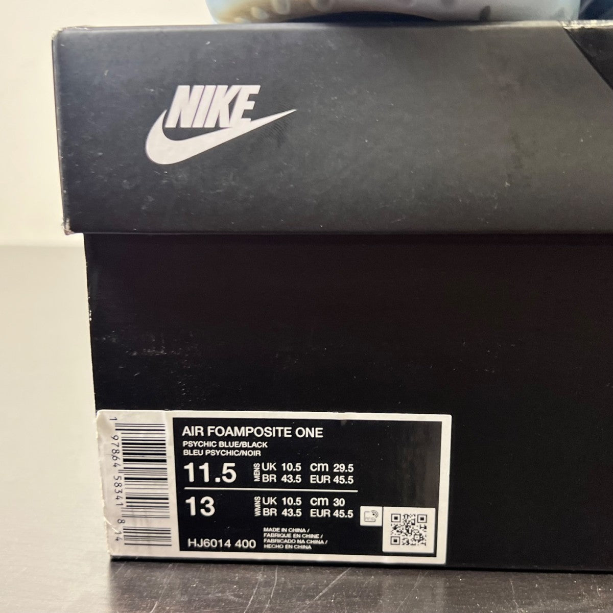 Nike Air Foamposite One Psychic Blue 11.5 (Lightly Worn Pre-Owned)NikePsychic Blue/Black - Image 5