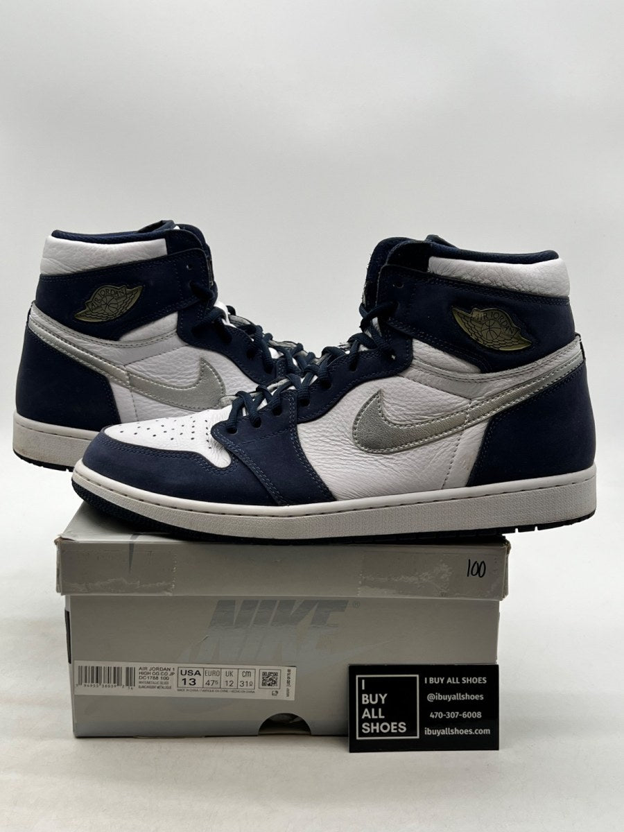Jordan 1 Retro High CO.JP Midnight Navy (2020) 13 (Lightly Worn Pre-Owned) - Image 1