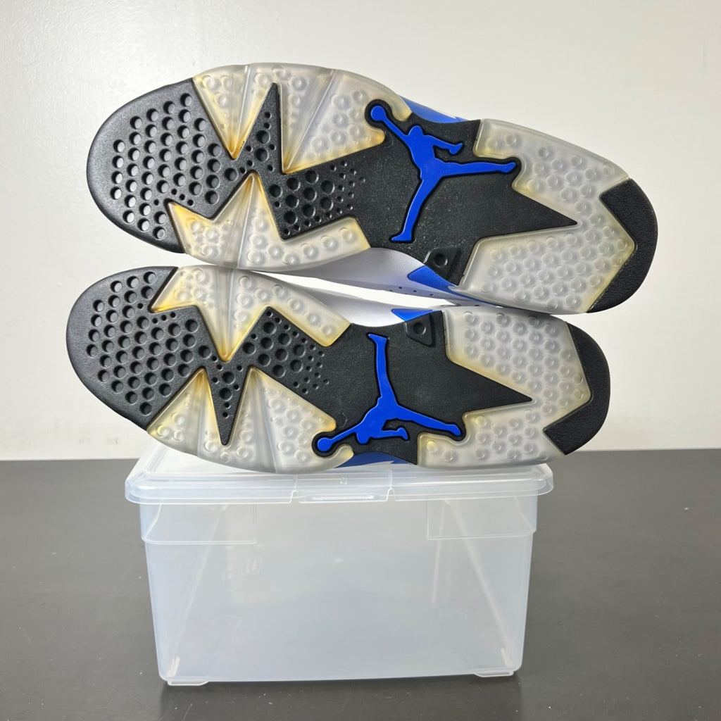 Jordan 6 Retro Sport Blue (2014) 12 (New Pre-Owned)JordanWhite/Sport Blue-Black - Image 5