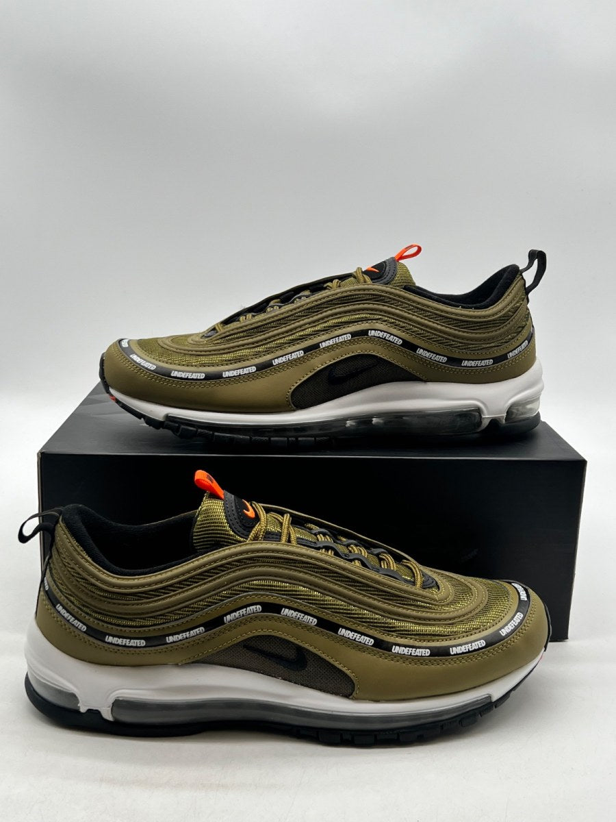 Nike Air Max 97 Undefeated Militia Green (2020) 10.5 (Lightly Worn Pre-Owned)NikeMilitia Green/Orange Blaze/White/Black - Image 1