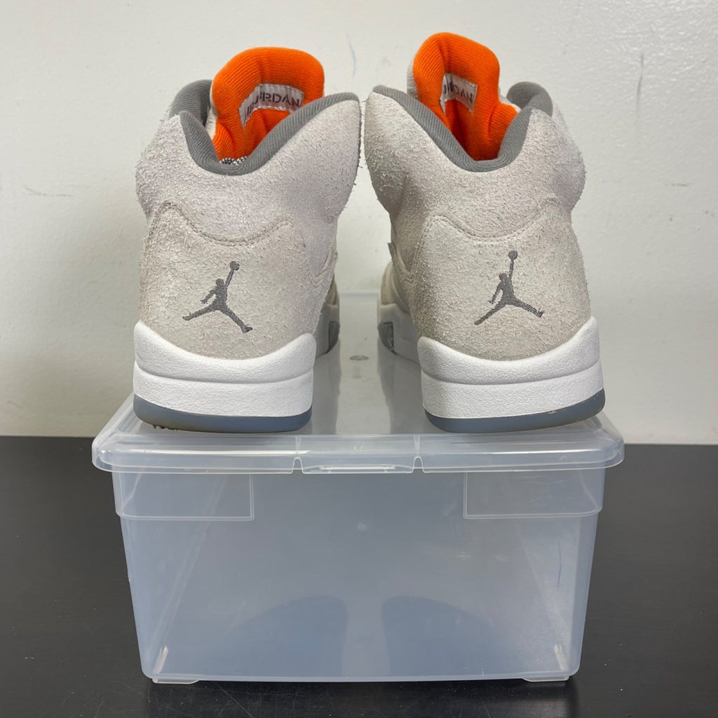Jordan 5 Retro SE Craft Light Orewood Brown 12 (Moderately Worn Pre-Owned)JordanLight Orewood Brown/Safety Orange/Flat Pewter/Sail - Image 4