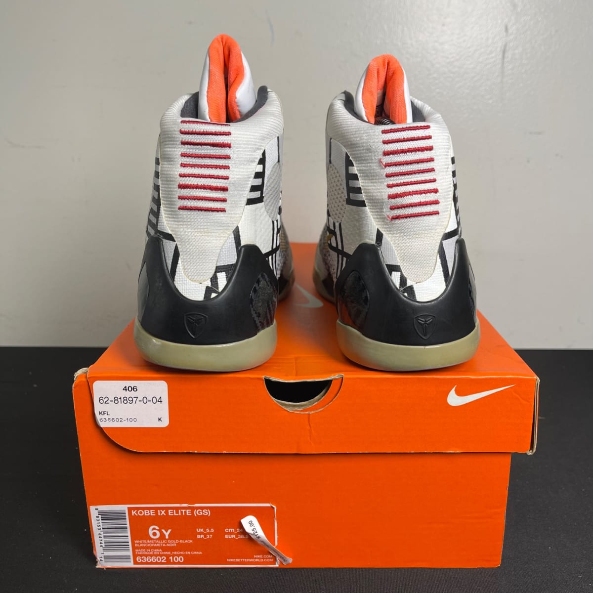 Nike Kobe 9 Elite GS 'Fundamentals' (Size 6) - aux