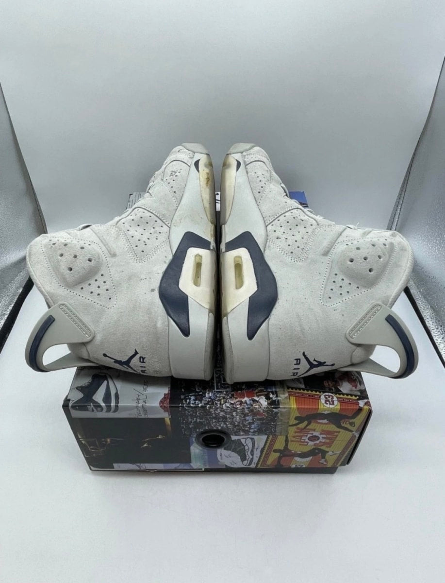 Jordan 6 Retro Georgetown (2022) 13 (Lightly Worn Pre-Owned)JordanMagnet/College Navy - Image 6