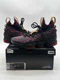 Nike LeBron 15 New Heights 11 (Lightly Worn Pre-Owned)NikeDark Atomic Teal/Ale Brown-Team Red - Image 1