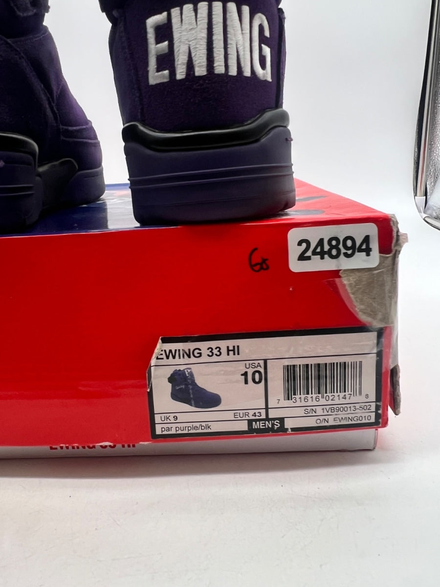 Ewing 33 Hi Purple Black White 10 (Moderately Worn Pre-Owned)Ewing AthleticsPurple/Black/White - Image 7