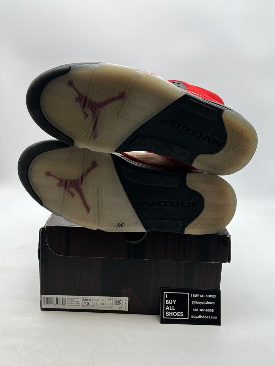 Jordan 5 Retro Raging Bull Red (2021) 12 (Lightly Worn Pre-Owned) - Image 8