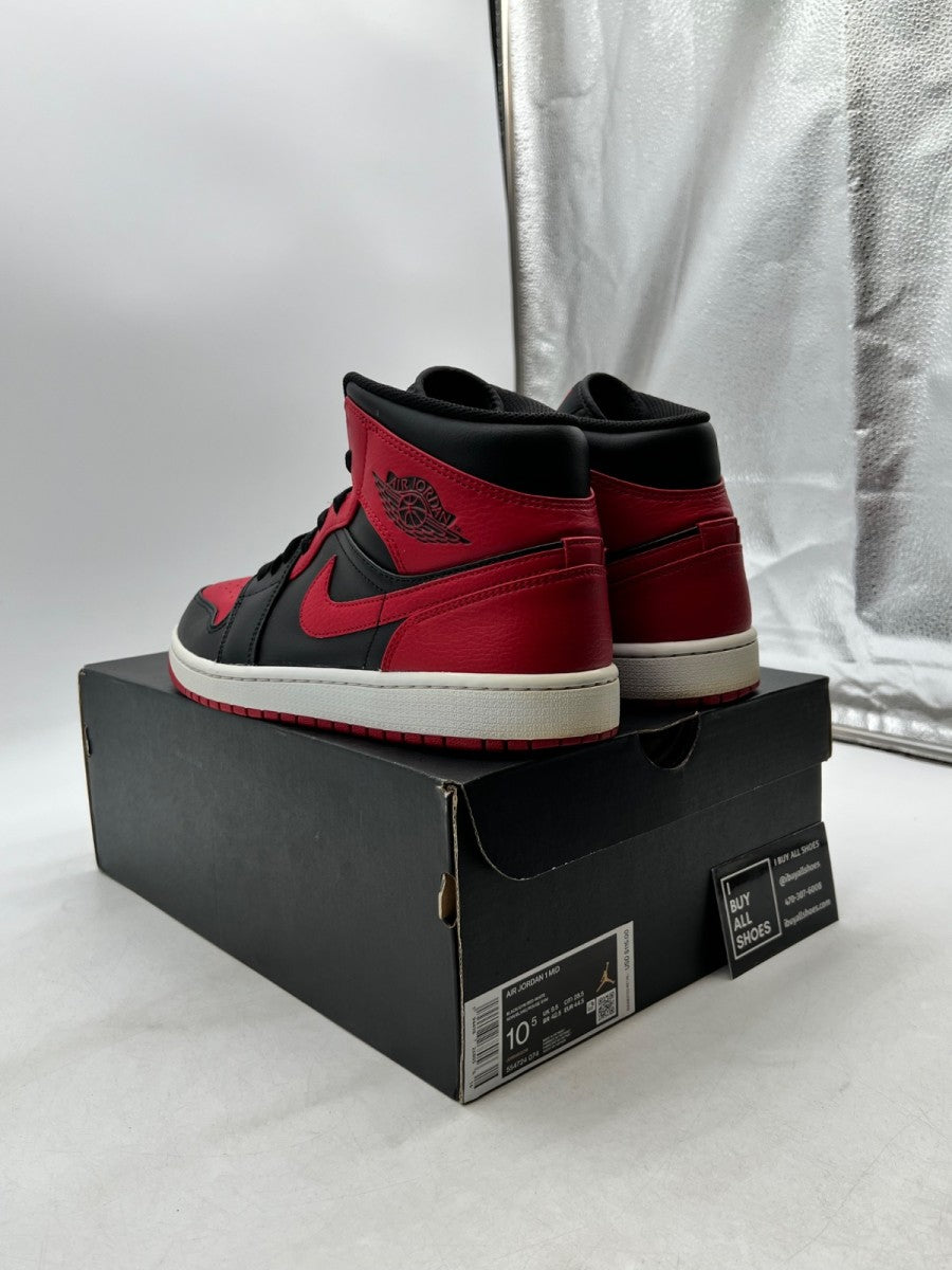 Jordan 1 Mid Banned (2020) 10.5 (Lightly Worn Pre-Owned) - Image 4