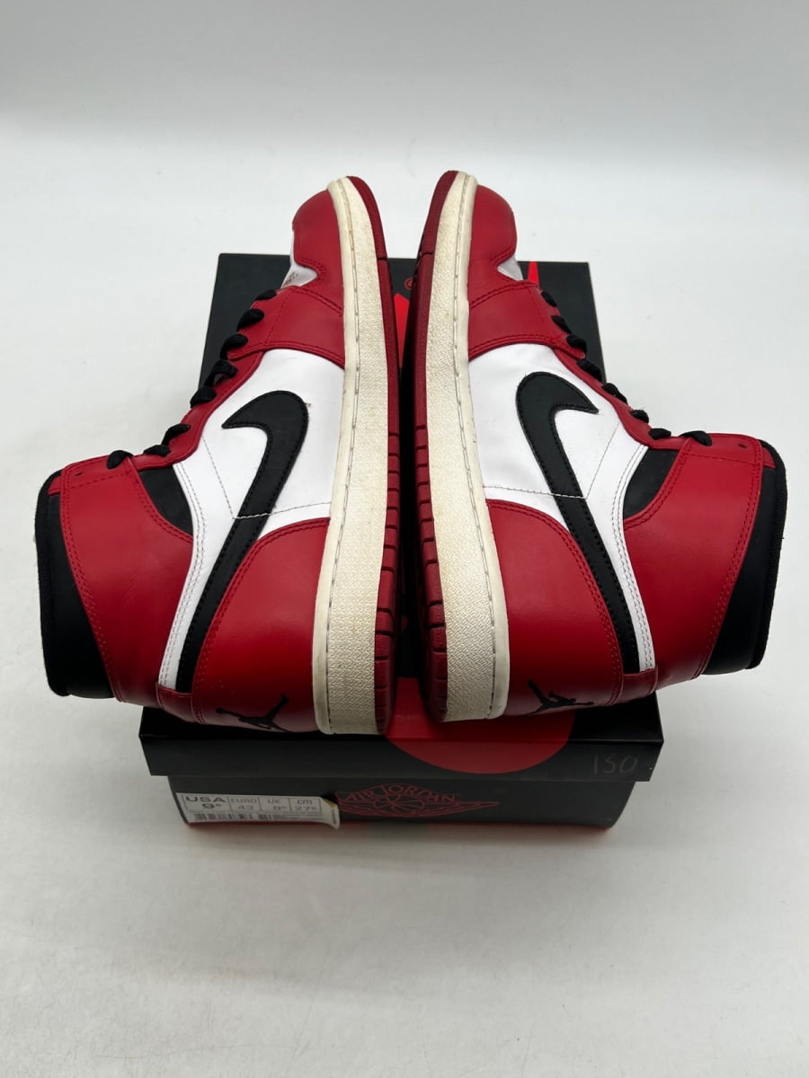 Jordan 1 Retro Chicago (2013) 9.5 (Moderately Worn Pre-Owned)JordanWhite/Varsity Red-Black - Image 8