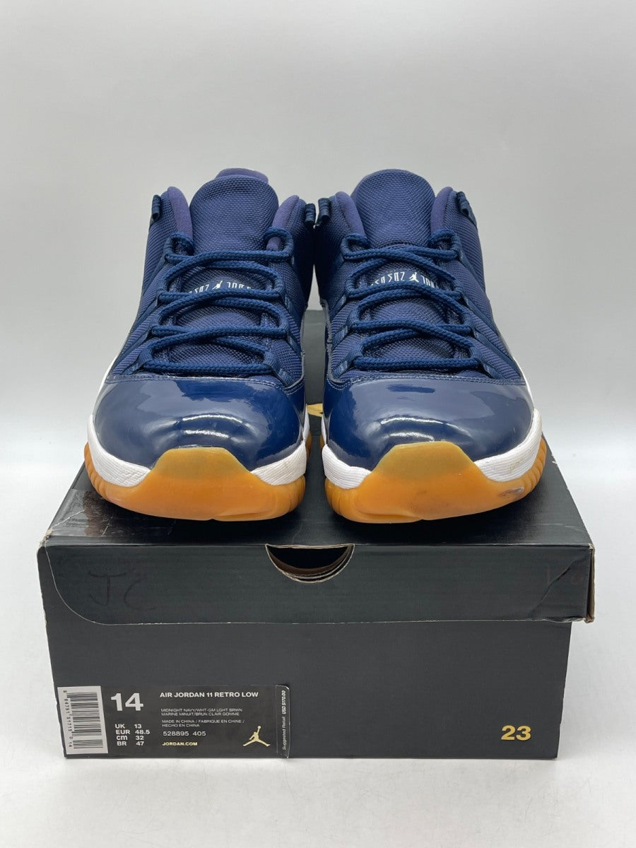 Jordan 11 Retro Low Midnight Navy 14 (Moderately Worn Pre-Owned) - Image 2