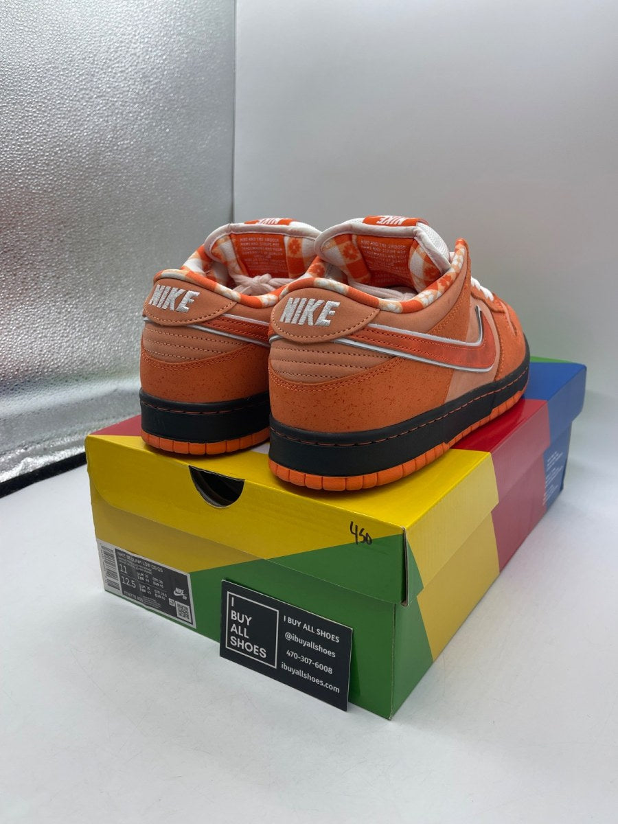 Nike SB Dunk Low Concepts Orange Lobster 11 (Moderately Worn Pre-Owned) - Image 5