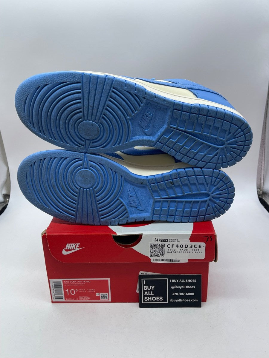 Nike Dunk Low Retro University Blue 10.5 (Moderately Worn Pre-Owned) - Image 7