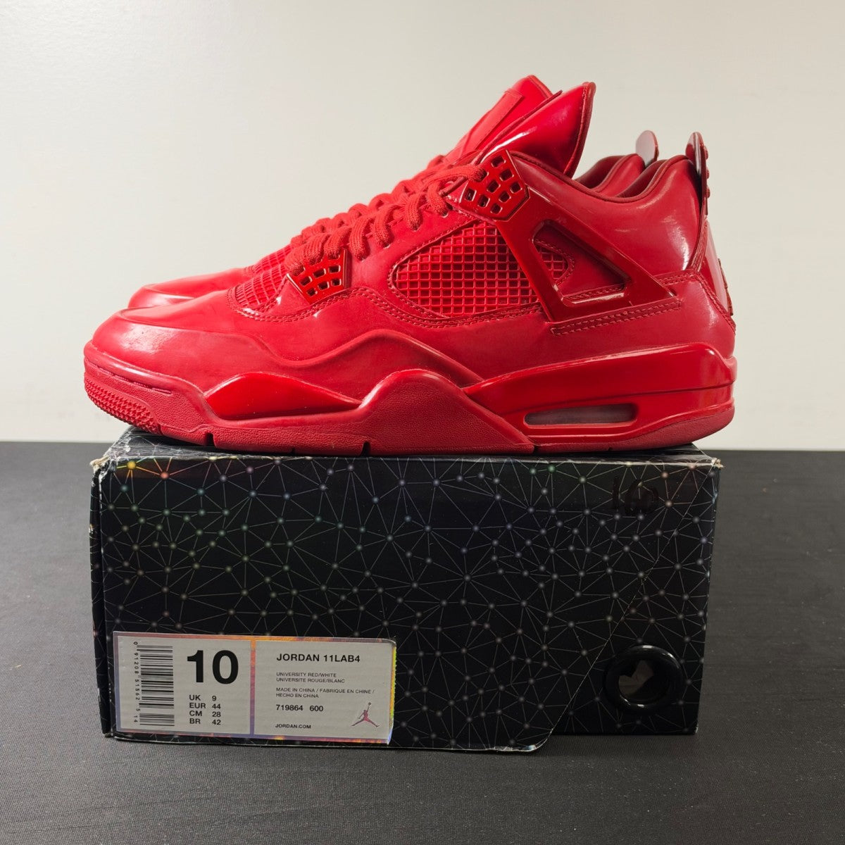 Jordan 4 Retro 11Lab4 Red (Size 10) - Image 3
