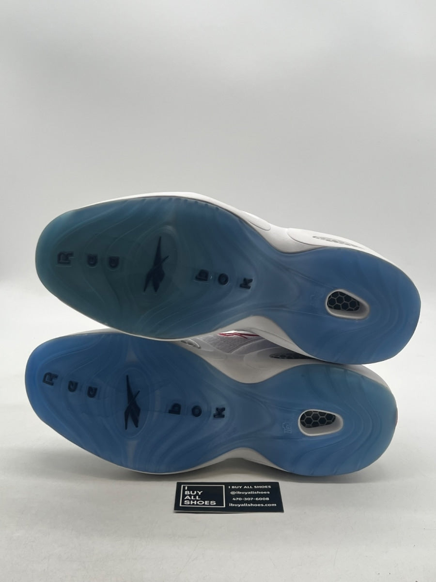Reebok Question Mid Blue Toe (2016) 14 (Moderately Worn Pre-Owned)