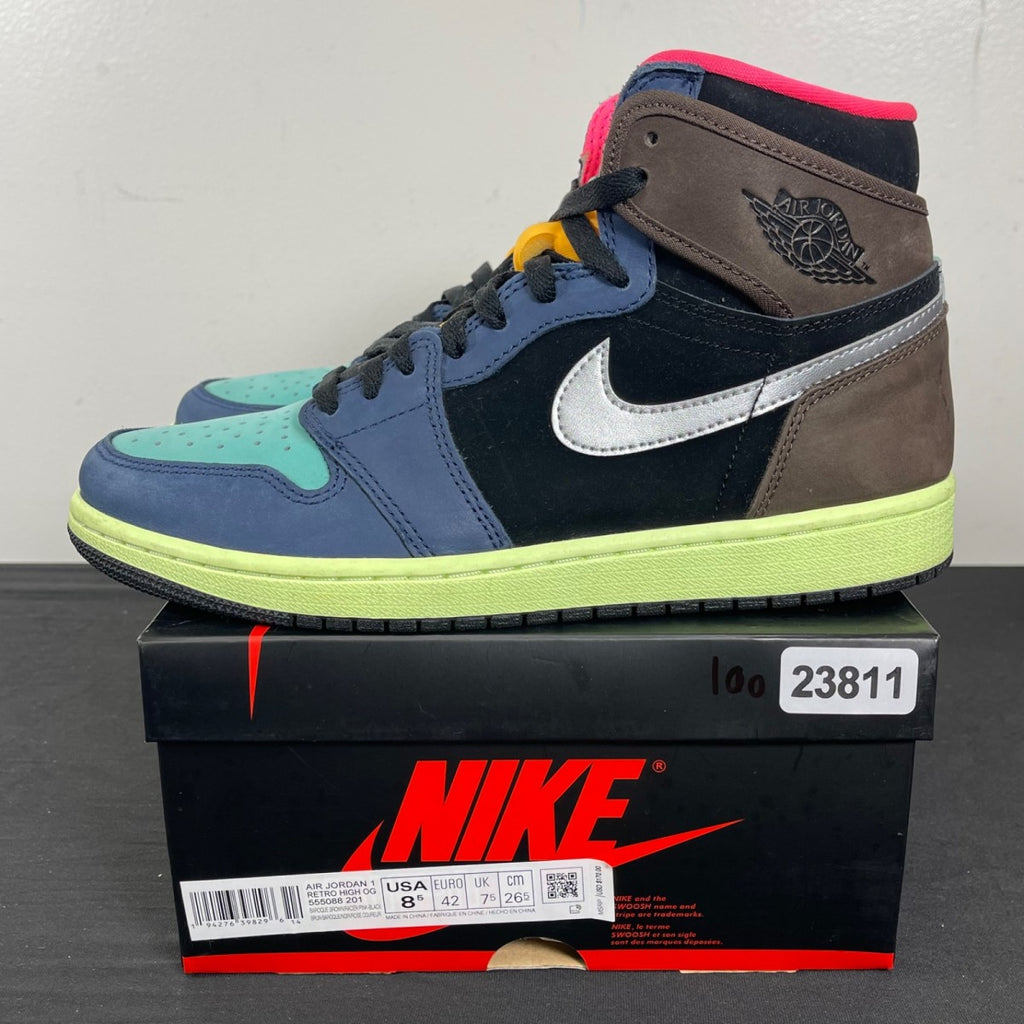 Jordan 1 Retro High Tokyo Bio Hack 8.5 (Moderately Worn Pre-Owned)JordanBaroque Brown/Black-Laser Orange-Racer Pink - Image 3