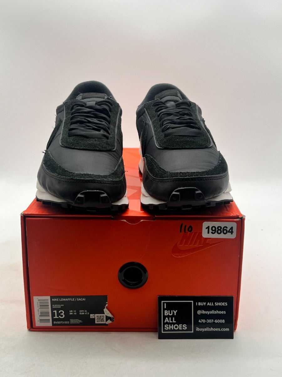 Nike LD Waffle sacai Black Nylon 13 (Lightly Worn Pre-Owned) - Image 2