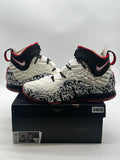 Nike LeBron 17 Graffiti 11 (Lightly Worn Pre-Owned)NikeWhite/University Red-Black - Image 1