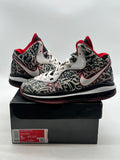 Nike LeBron 8 Graffiti (GS) 5Y (Moderately Worn Pre-Owned)NikeBlack/Sport Red/White - Image 1