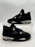 Jordan 4 Retro White Thunder 10 (Moderately Worn Pre-Owned)JordanBlack/White/Black - Image 1