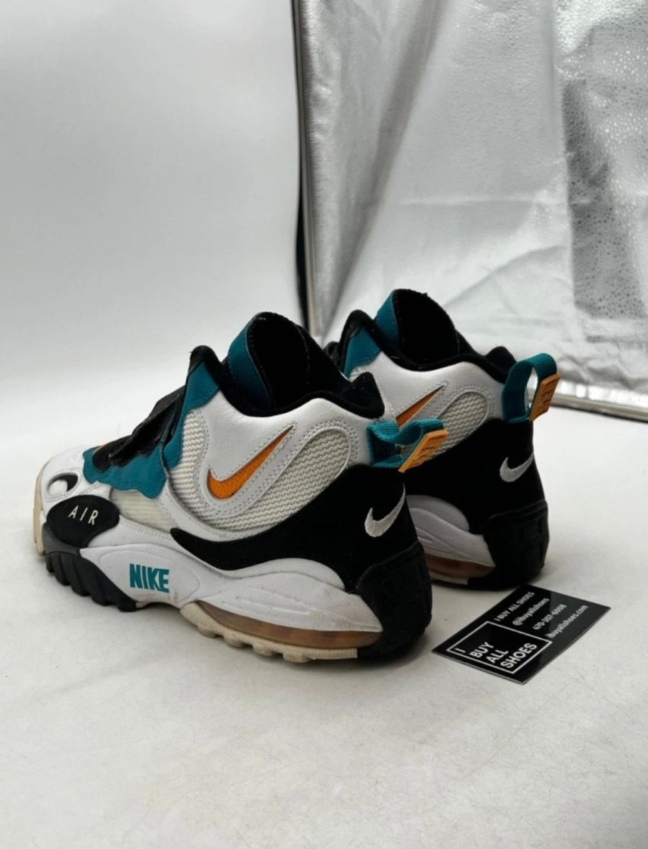 Nike Air Max Speed Turf Dan Marino 11 (Moderately Worn Pre-Owned)NikeWhite/Indstrl Orange-Black - Image 4
