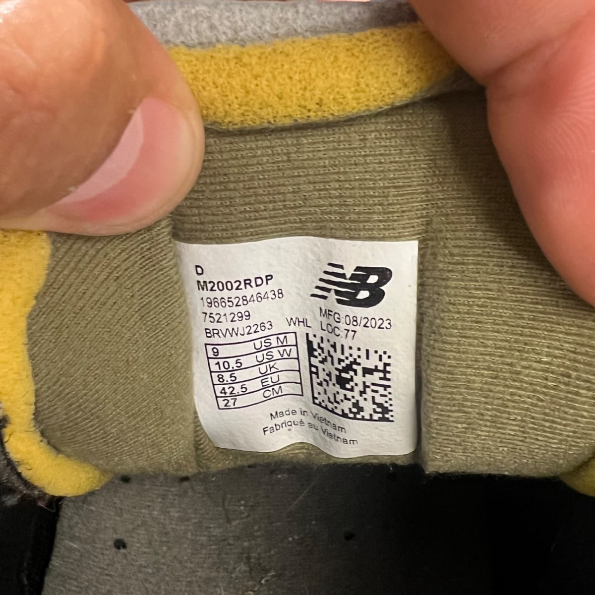 New Balance 2002R Protection Pack High Desert 9 (Moderately Worn Pre-Owned)New BalanceHigh Desert/Dark Moss/Black - Image 7