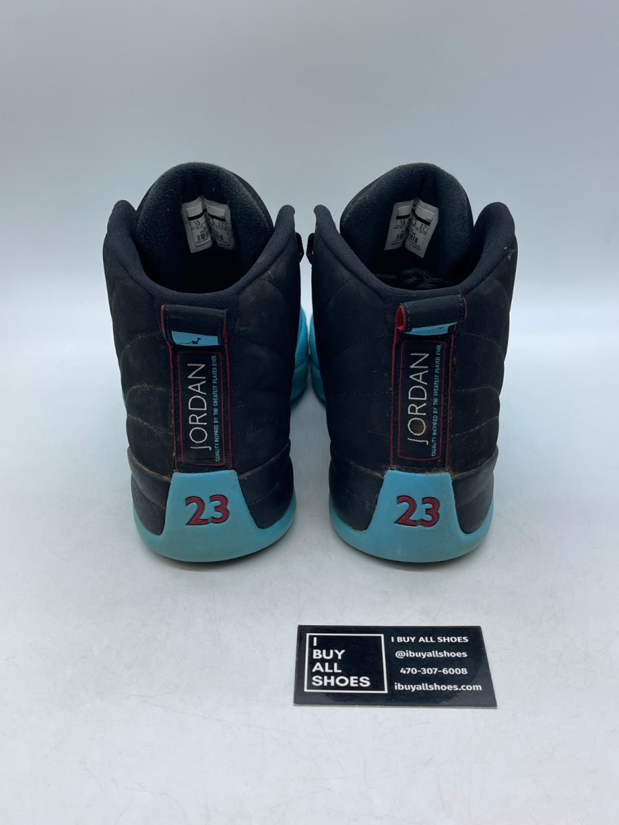 Jordan 12 Retro Gamma Blue 13 (Heavily Worn Pre-Owned) - Image 3